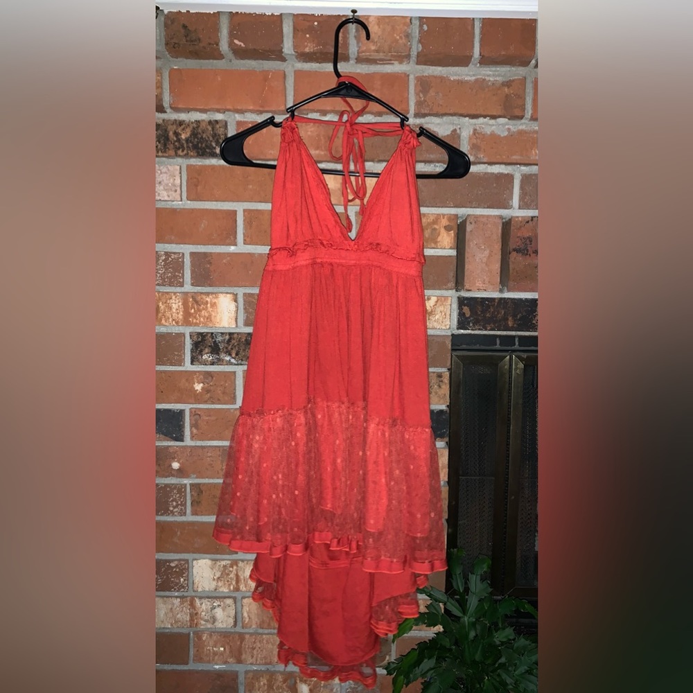 Cute little red summer dress